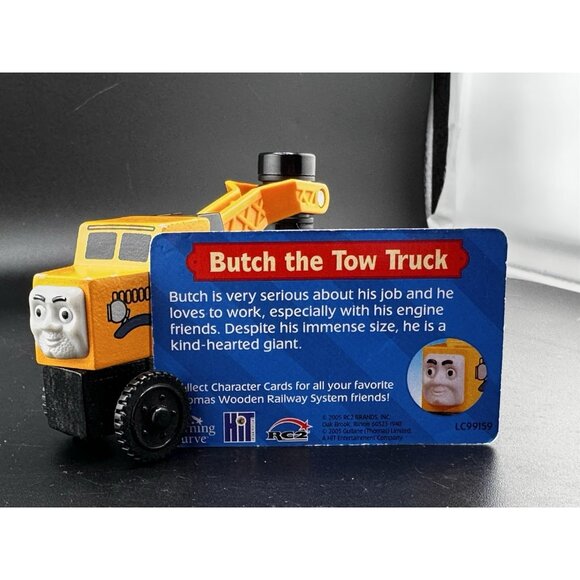Thomas & Friends Wooden Railway Butch Vtg 2003 Train Magnetic Wrecker Truck Card - Picture 4 of 16